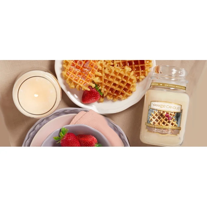 Svíčka Yankee Candle 623g - Belgian Waffles