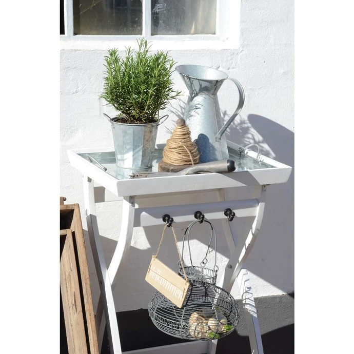 Zahradní stolek se zinkovou deskou