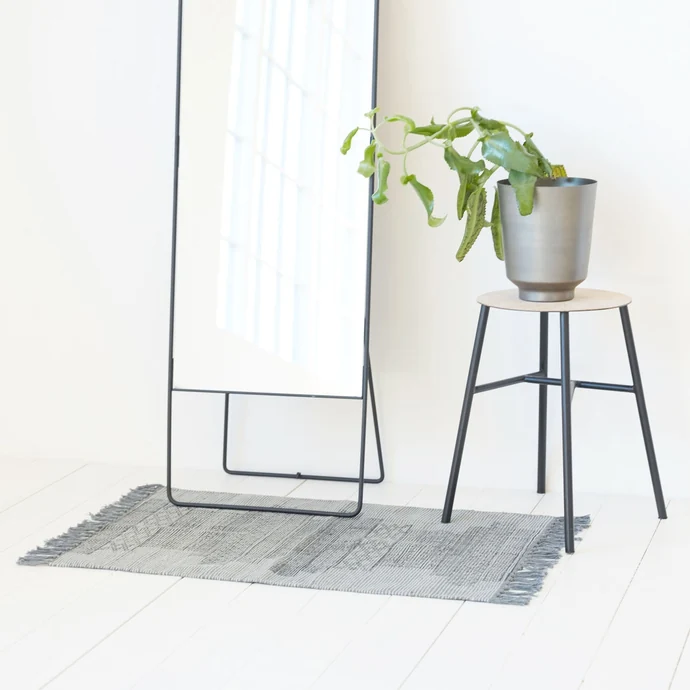 Bavlněný kobereček Karma Grey 60x90 cm