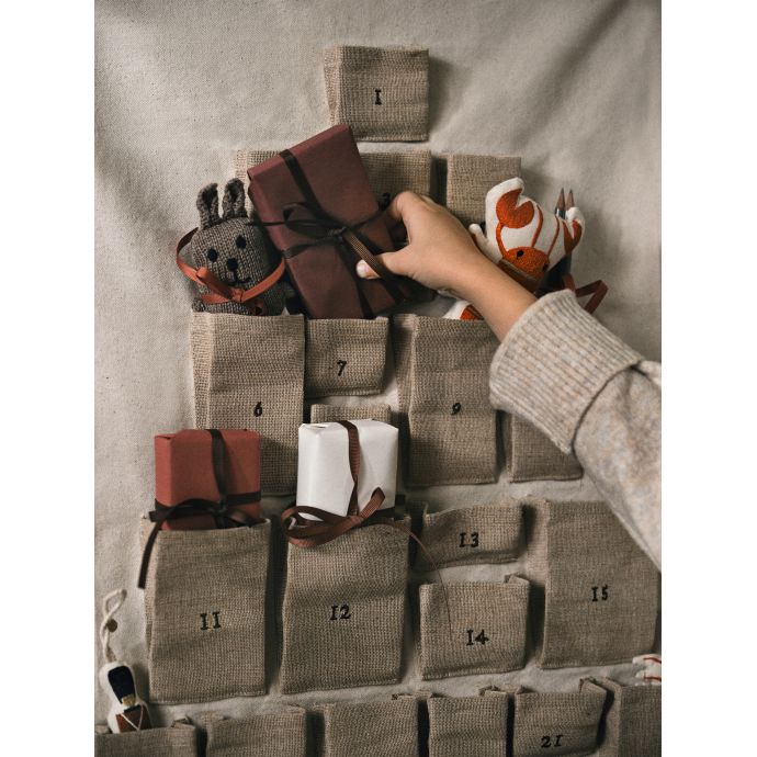 Textilní adventní kalendář Pine Mini