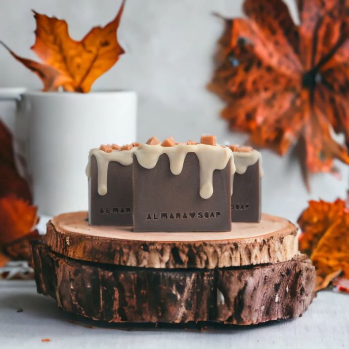 Designové mýdlo Caramel Cupcake