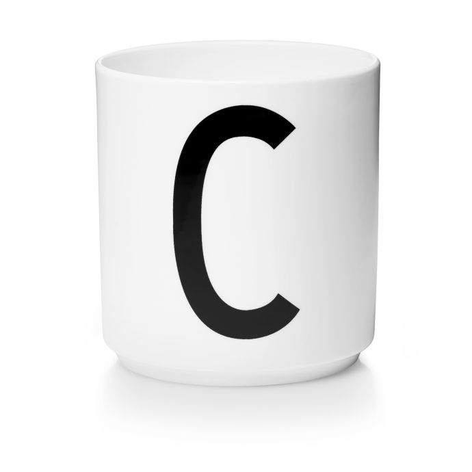 Porcelánový hrneček/dózička Letters