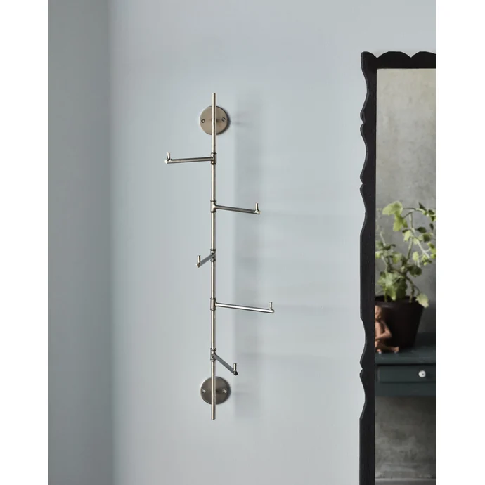 Nástěnný věšák Flex Silver Finish