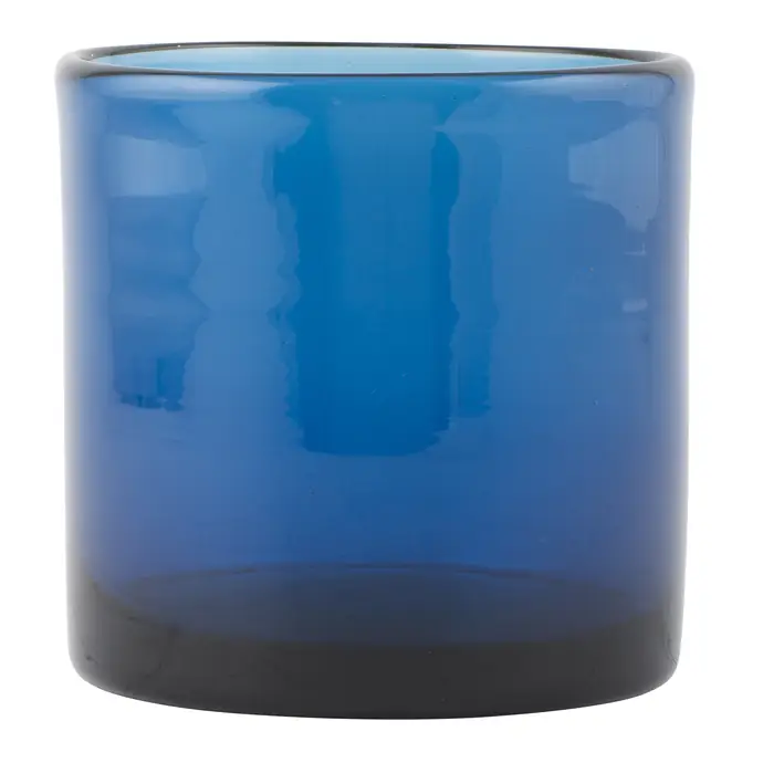 Svícen Blue glass