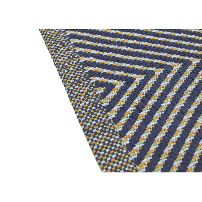 Vlněný koberec Mellow Runner Blue 80x200 cm