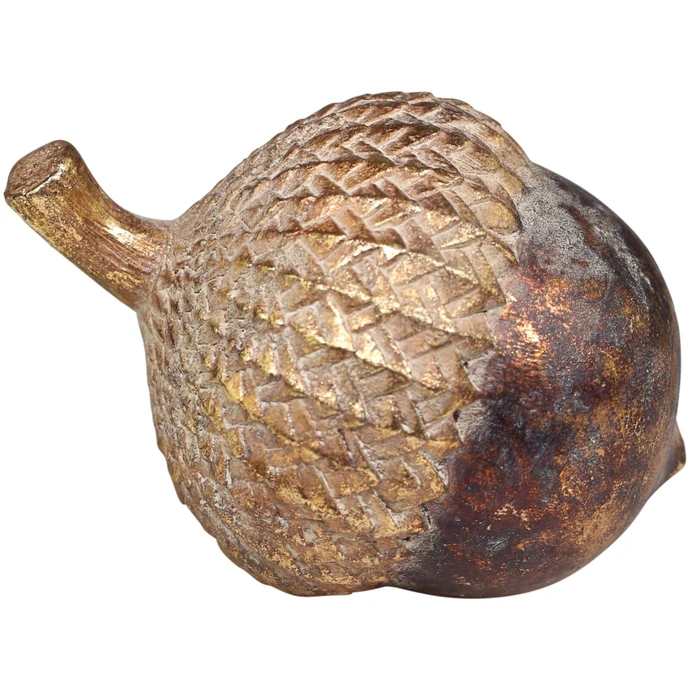 Závěsná vánoční dekorace Acorn Antique Gold