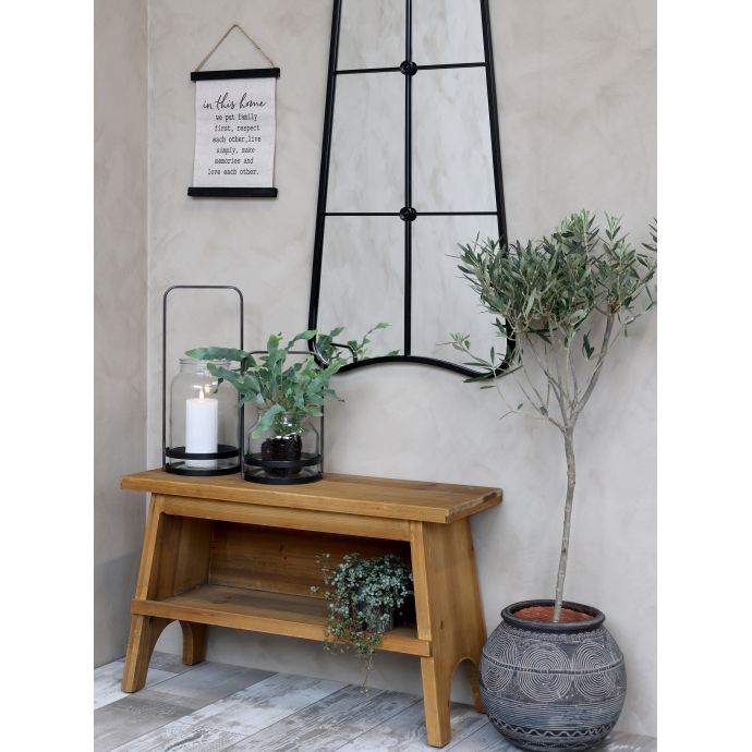 Dřevěná lavice s úložným prostorem Fir Wood
