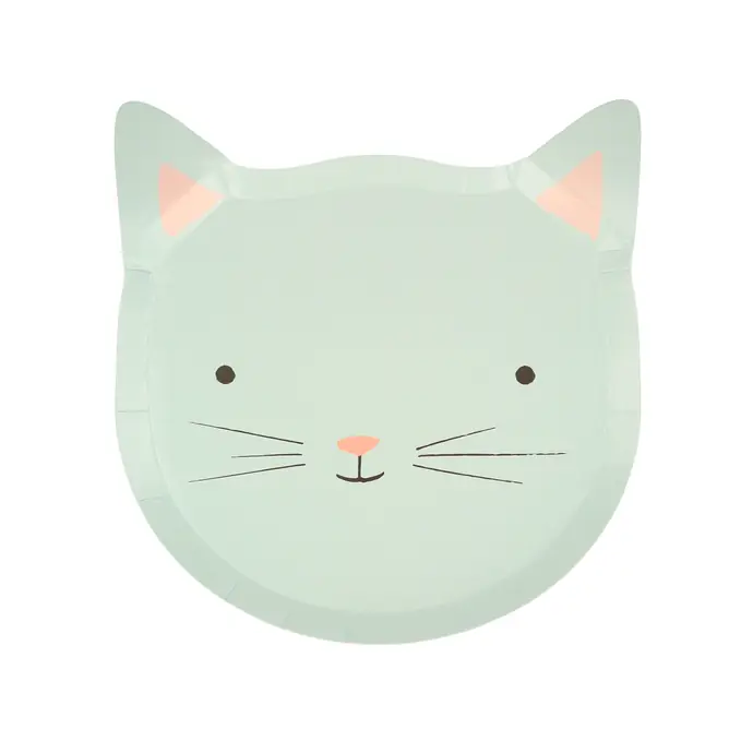 Papírový talíř Cute Kitten  - 8 ks