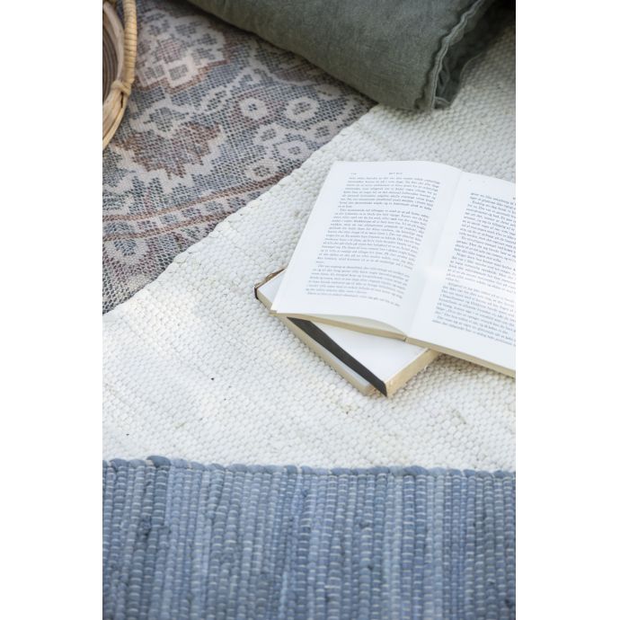Bavlněný koberec Floor Runner Blue 60×120 cm