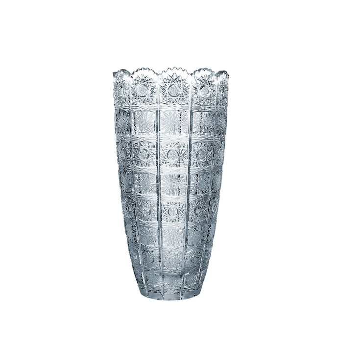 Křišťálová broušená váza Crystal BOHEMIA 30 cm