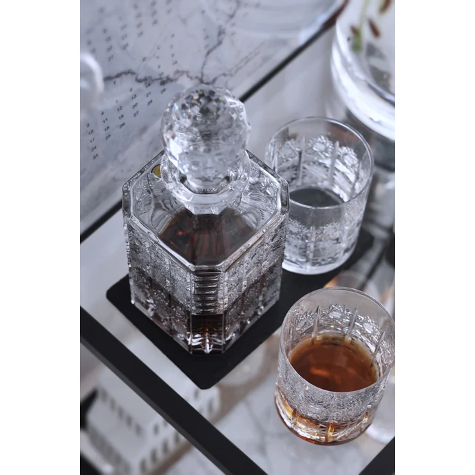 Broušená křišťálová sklenice na whisky Crystal BOHEMIA 3 dcl