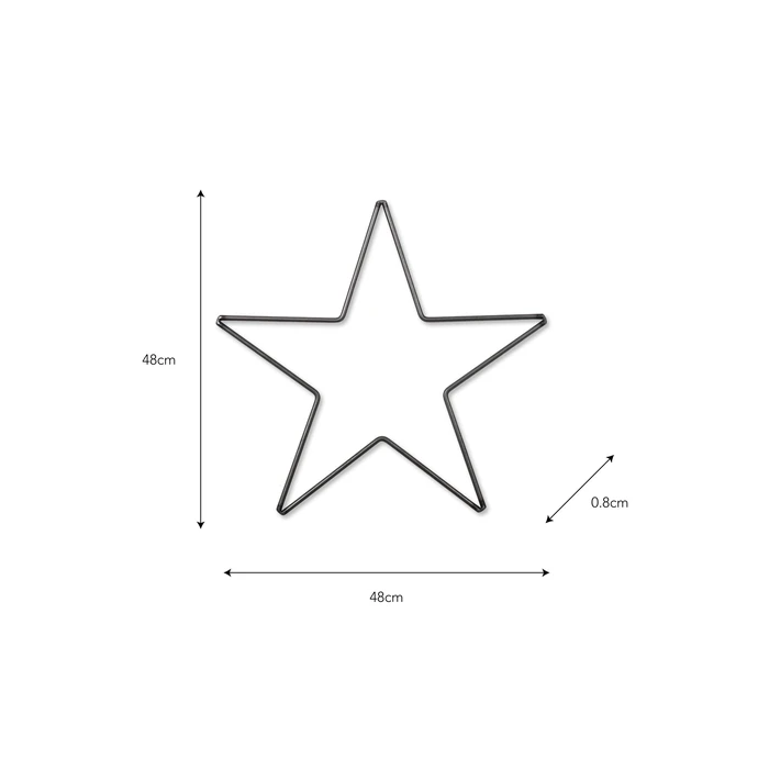 Dekorativní závěsná hvězda Farringdon 48cm