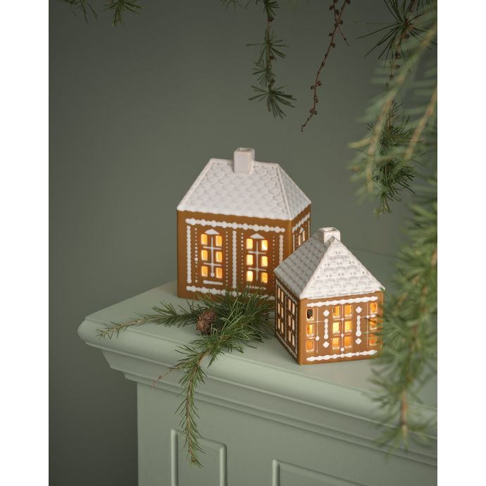 Porcelánový svícen Gingerbread Lighthouse Small