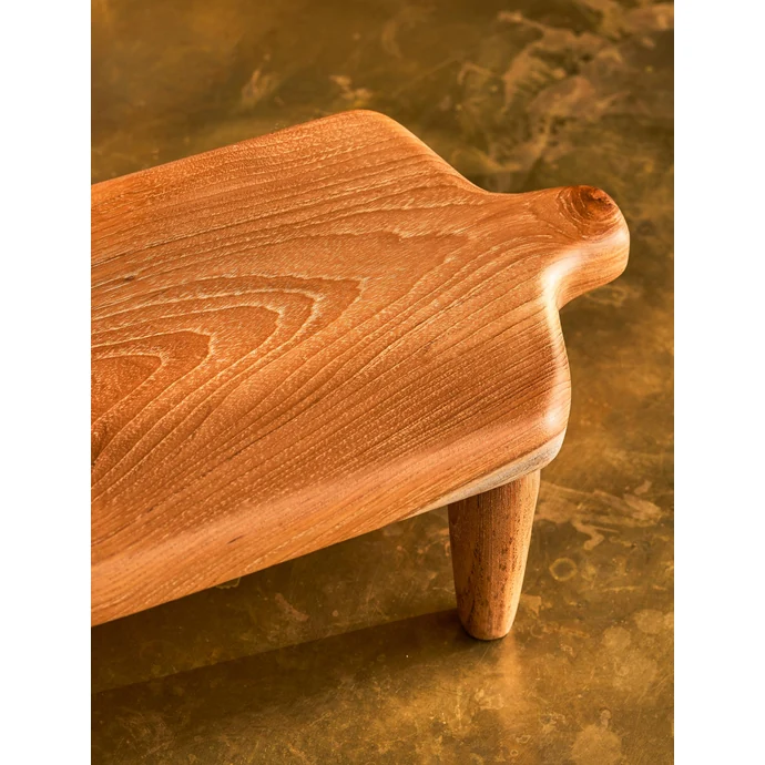 Servírovací prkénko na nožkách Teak Wood 45 cm