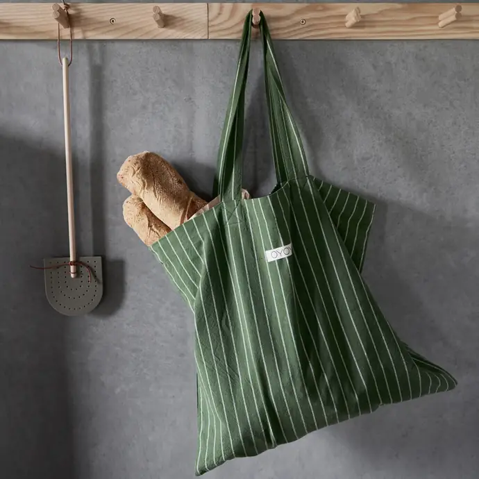 Taška z recyklované bavlny Tote Green