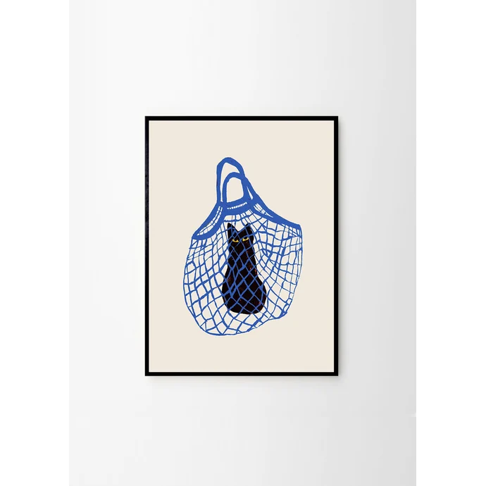Autorský plakát The Cat's in the Bag by Chloe Purpero Johnson 30x40 cm