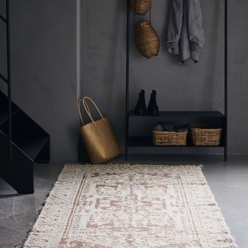Bavlněný koberec s třásněmi Wowe Beige 200×90 cm