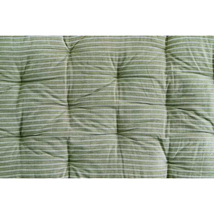 Bavlněný sedák Olive/Off White/Blue 45x125 cm