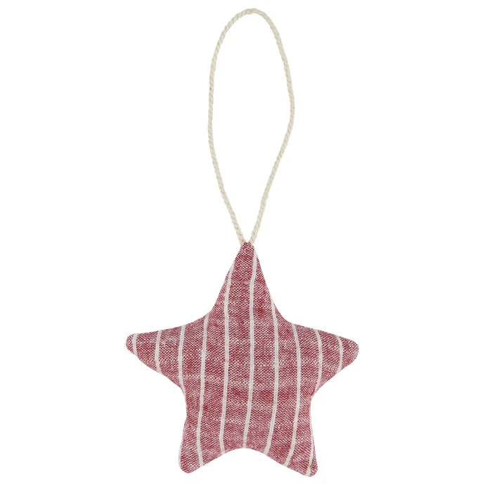 Vánoční textilní ozdoba Textile Christmas Star