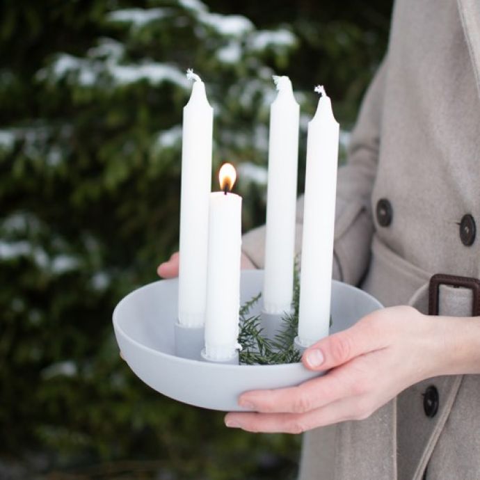 Keramický adventní svícen Granholmen