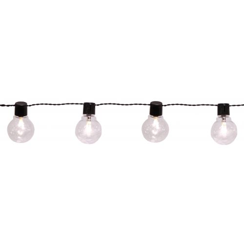 Světelný venkovní LED řetěz Black - 16 žárovek