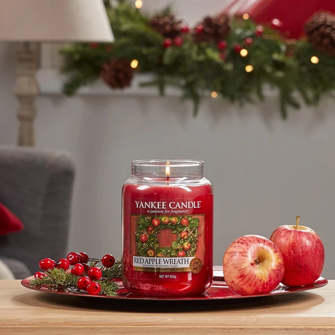 Svíčka Yankee Candle 623gr - Red Apple Wreath