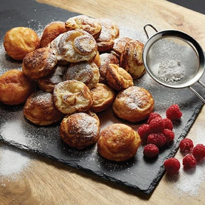 Litinová pánev na přípravu dánského dezertu Æbleskiver