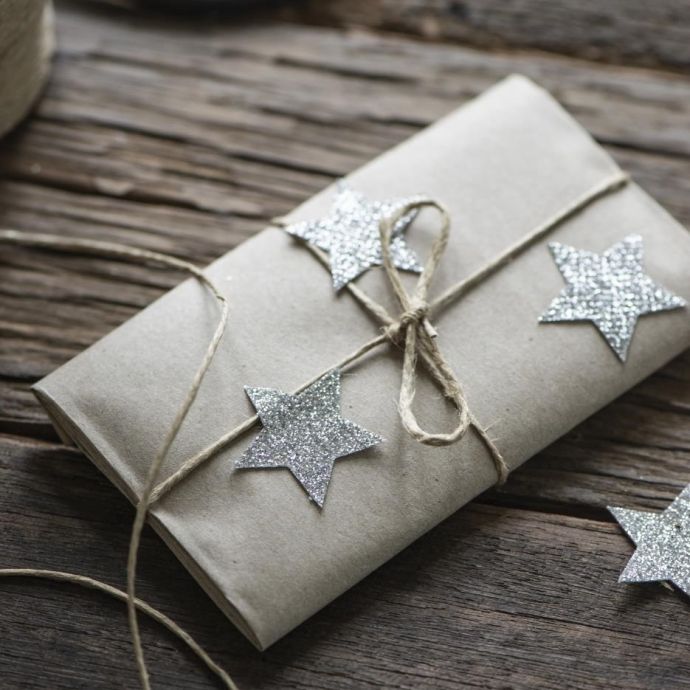 Vánoční samolepky Silver Star