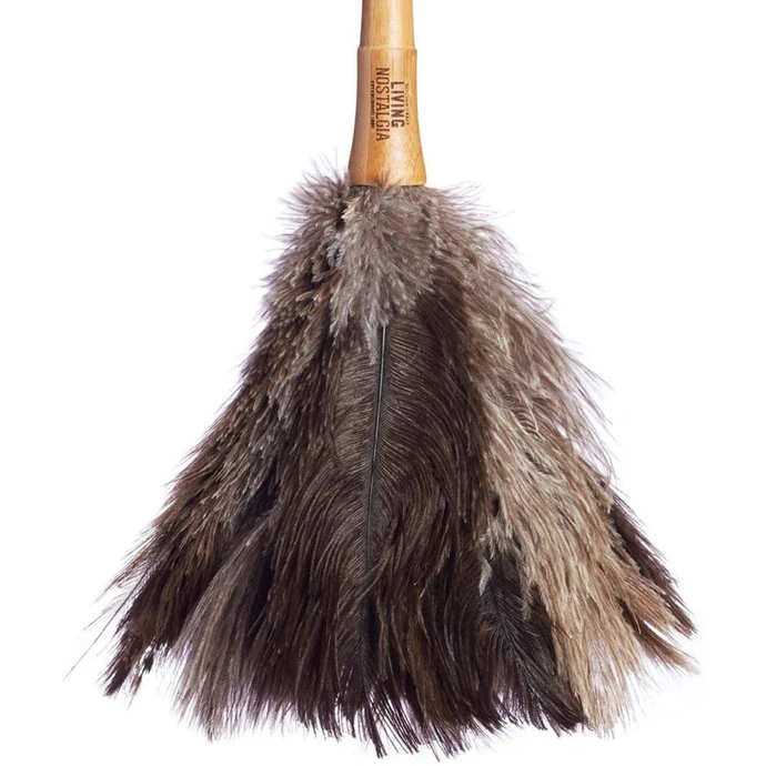 Dřevěná prachovka Ostrich Feather Duster