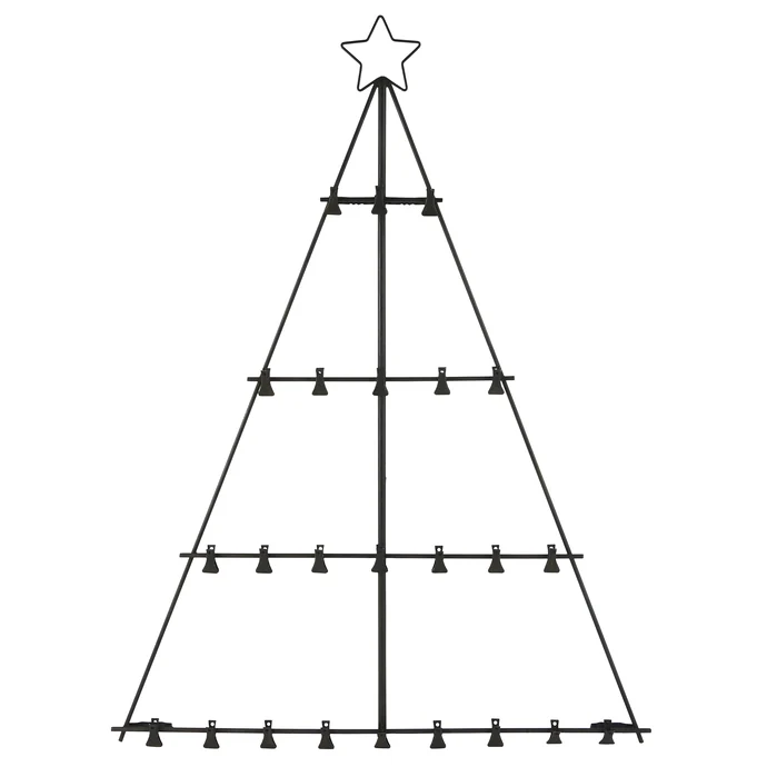 Adventní kalendář stromeček s klipy Black