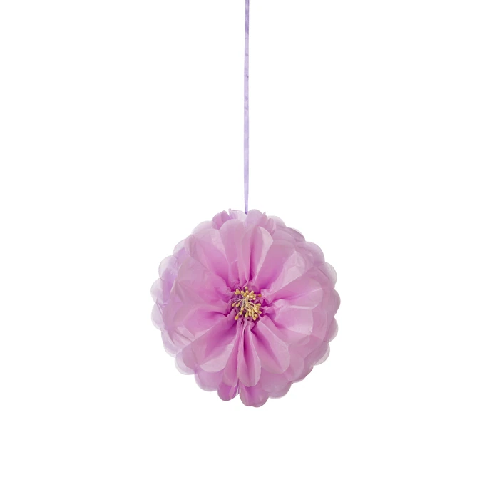 Dekorativní papírové pompony Blush Flower - set 3 ks