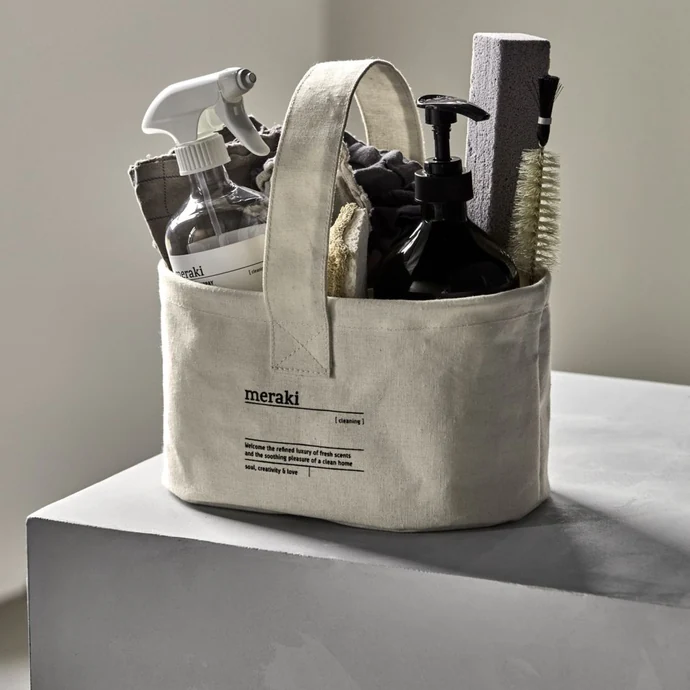 Úložný textilní košík Meraki Clean White