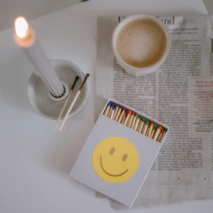 Zápalky Be Happy – 60 ks