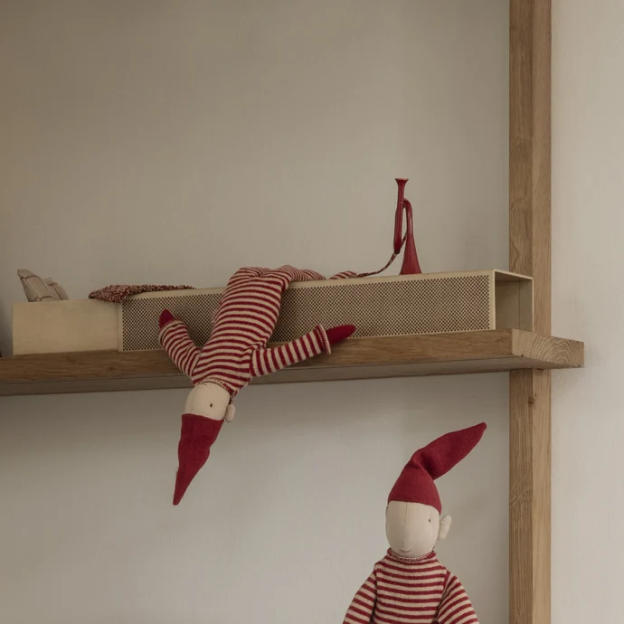 Vánoční skřítek Long Legged Pixy v krabičce od krbových zápalek