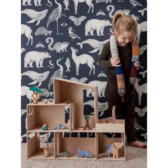 Dřevěná safari zvířátka Safari Animal Box