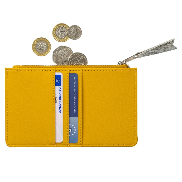 Peněženka s kapsičkami Yellow Silver