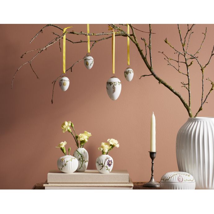 Porcelánová vajíčka Hammershøi Easter 2021 - set 3 ks
