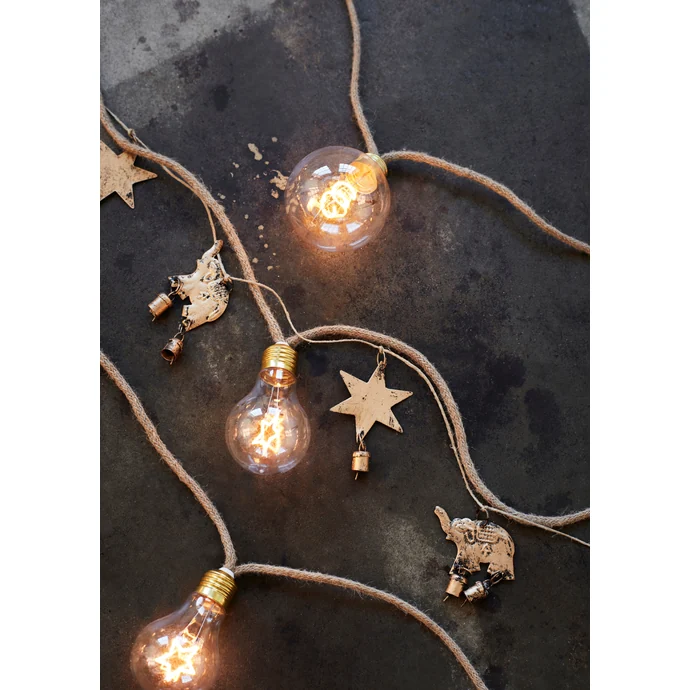 Světelný řetěz filament stars – 7 žárovek