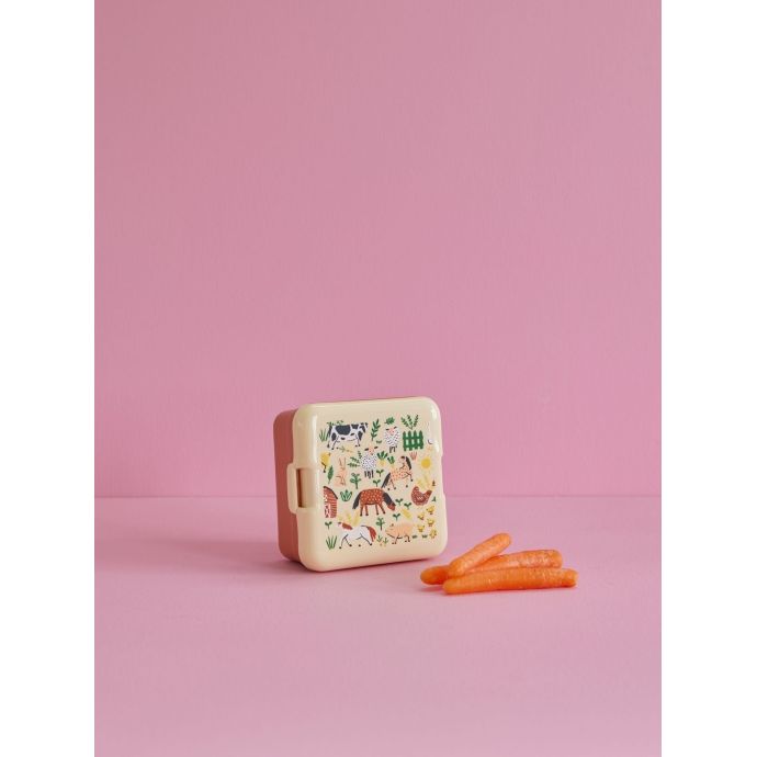 Svačinový box Farm Print