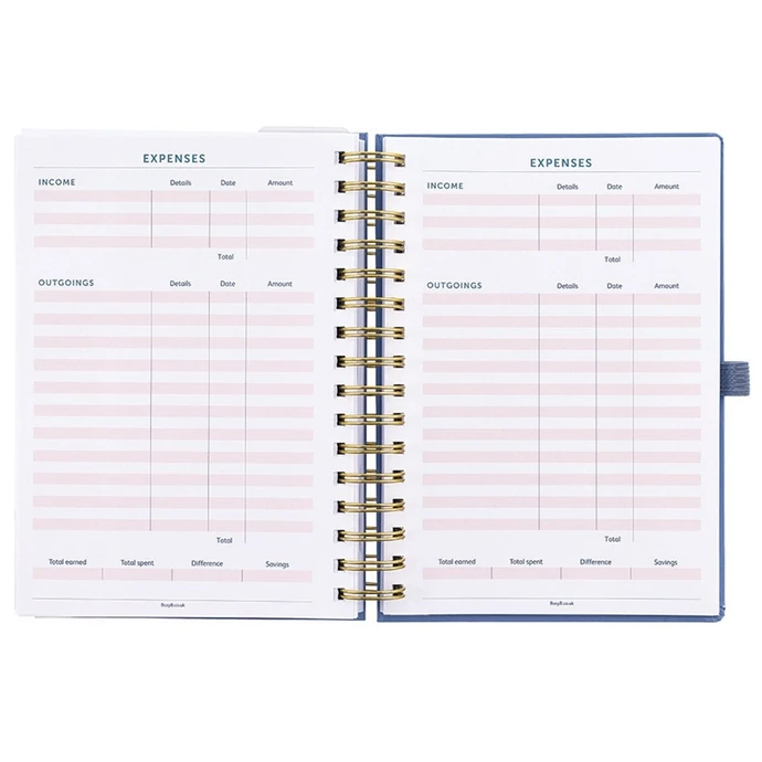 Plánovací diář na 17 měsíců Pretty Life Planner