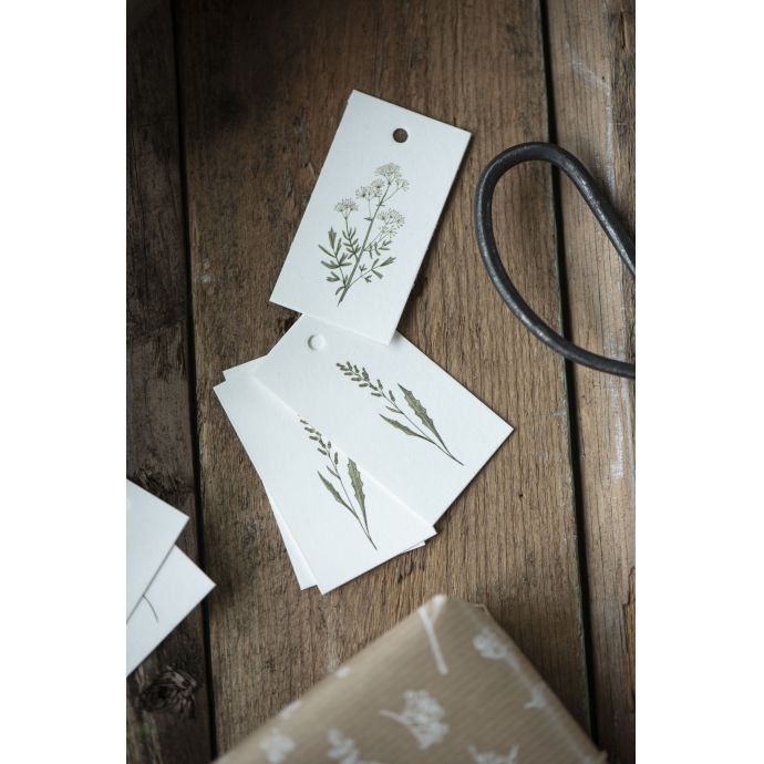 Papírový štítek Flower Designs