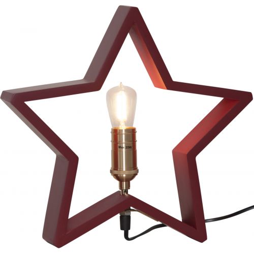 Vánoční osvětlení Star Red - 30 cm