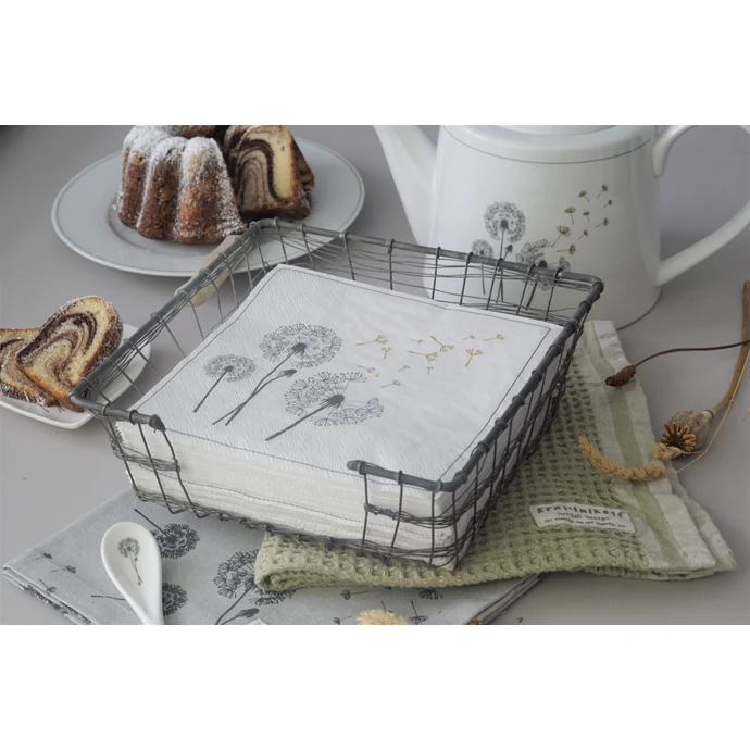 Drátěný košík na ubrousky Napkin Basket Zinc