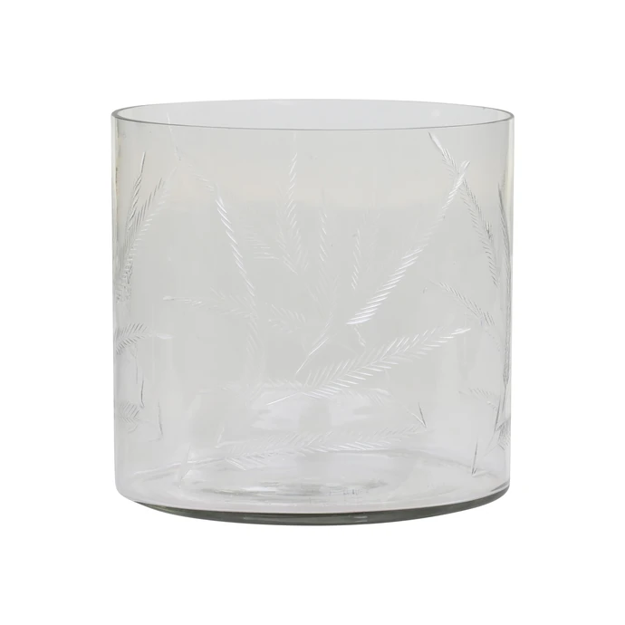 Svícen Clear Cut Glass 18cm