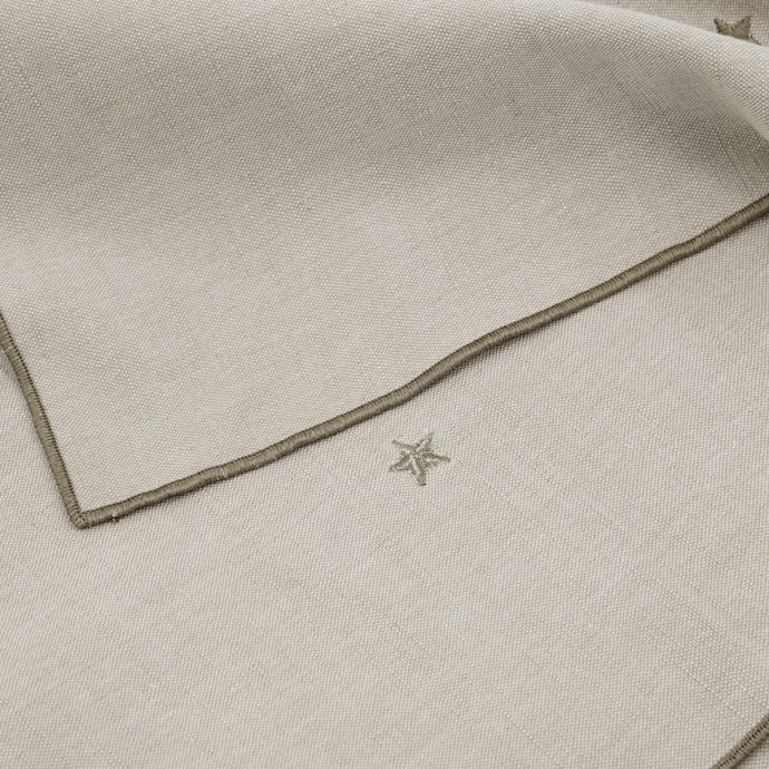Bavlněný ubrus Twinkle Taupe 240x140 cm