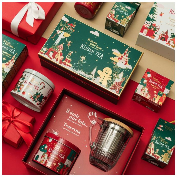 Vánoční bio ovocný čaj Kusmi Tea Glögg - 125 g