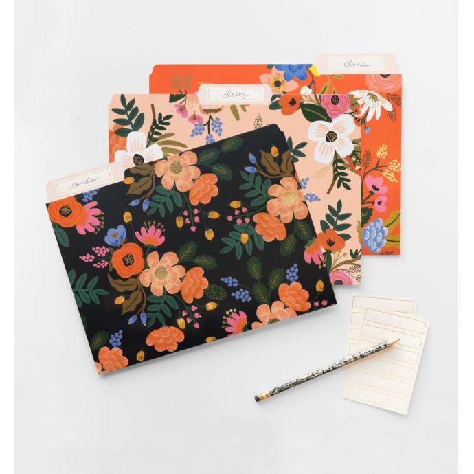 Papírové slohy Lively Floral - set 6 ks
