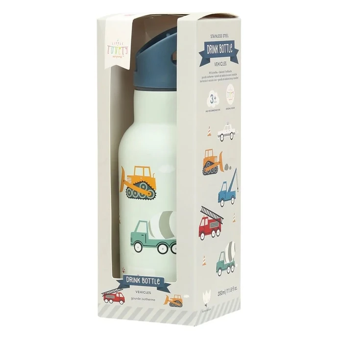 Dětská láhev z nerezové oceli Vehicles 350 ml