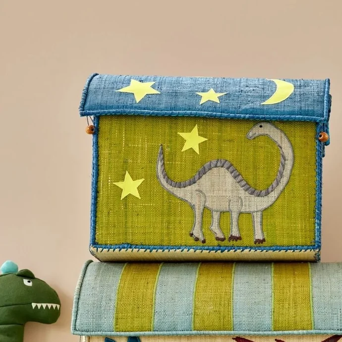 Dětský úložný box Raffia Dinosaur Theme