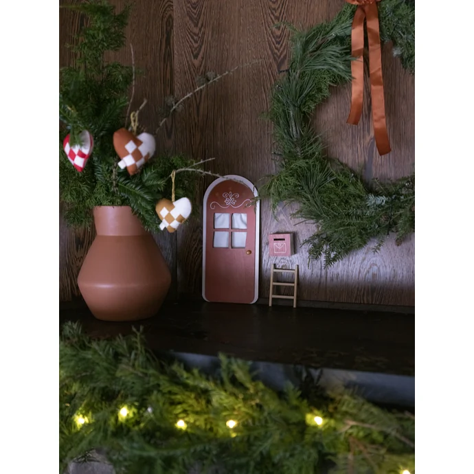 Dveře pro vánočního skřítka Cinnamon - set 3 ks